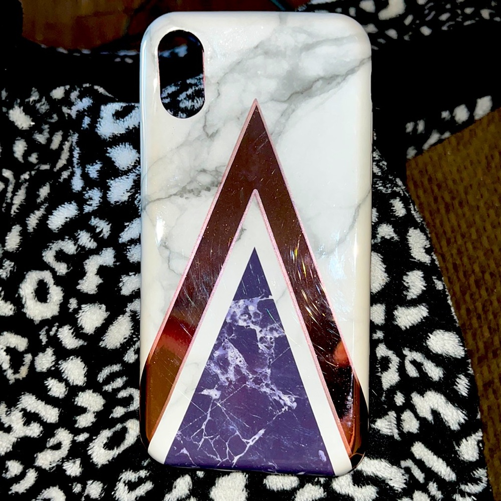 Marble Print IPhone X Phone Case